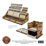 Achtung Panzer! Time Tracker & Event Card Deck Holder, and Player Card & Token Holder
