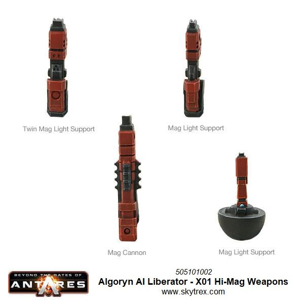 Algoryn AI Liberator combat skimmer - X01 Hi Mag weapons