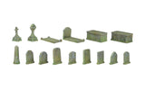 Hornby - Assorted Grave Stones & Monuments