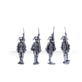 British Musketeers Marching Infantry x4