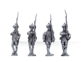 Prussian Musketeers Marching Infantry x4