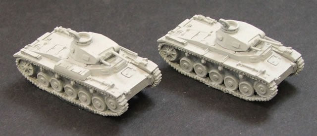 Panzer II B/C. 1 supplied - picture shows assembly options