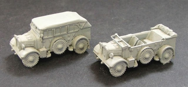 Kfz 16 Light Field Car. 1 supplied - picture shows assembly options
