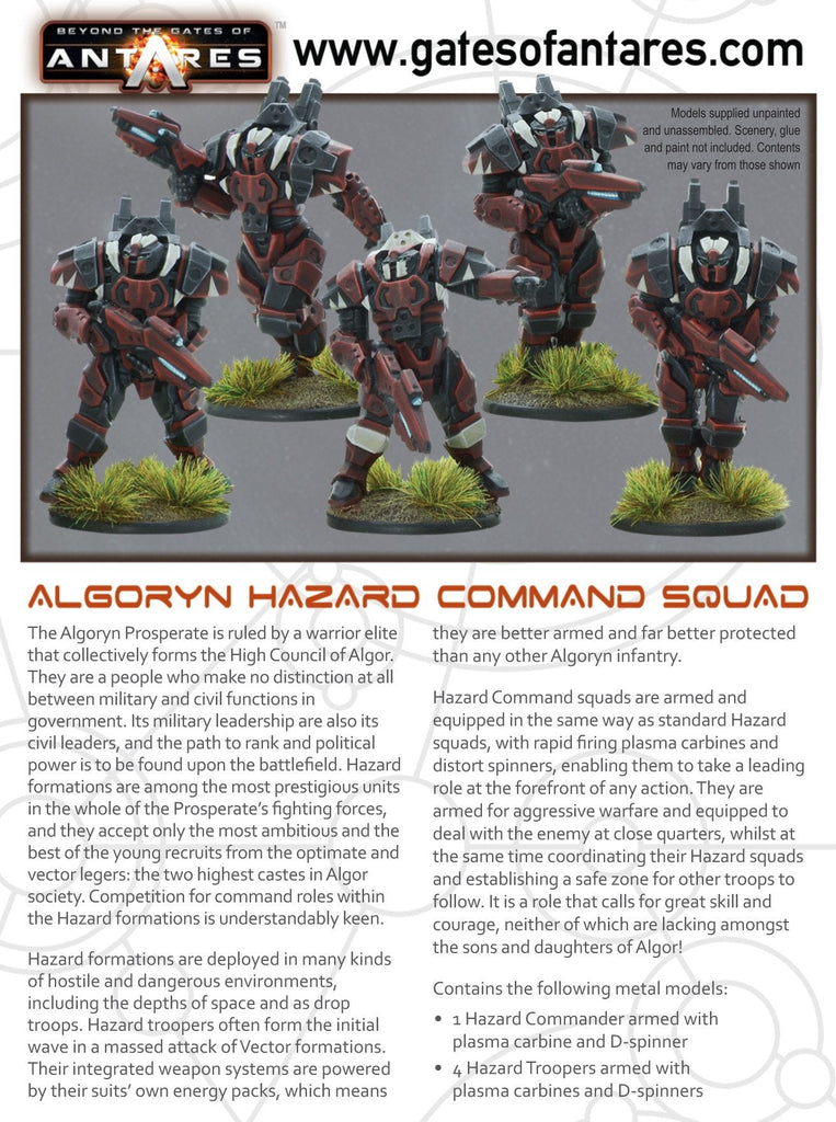 Algoryn Hazard Command Squad – Skytrex