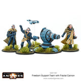 Freeborn Support Team with Fractal Cannon