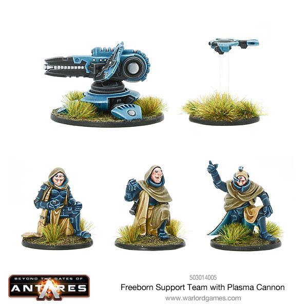 Freeborn Support Team with Plasma Cannon