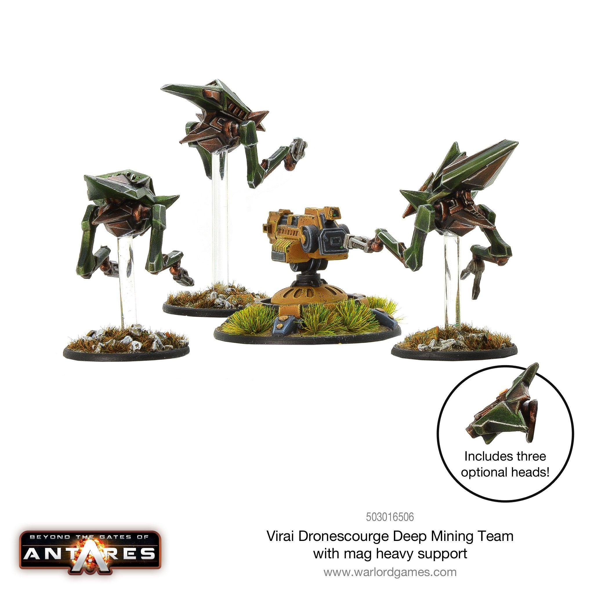 Virai Dronescourge Deep Mining Team with mag heavy support