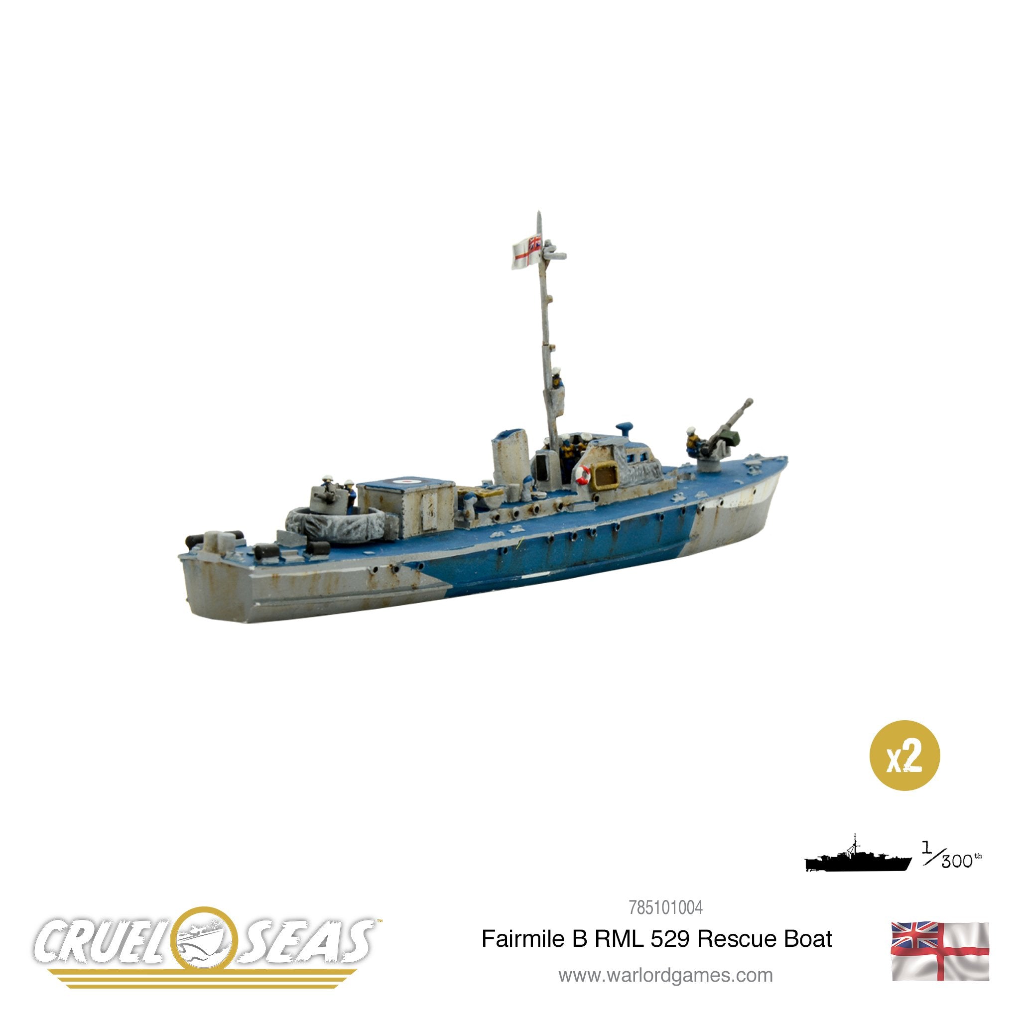 Cruel Seas: Fairmile B RML 529 Rescue Boat