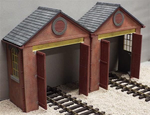 Oo Scale OO Gauge Ultra Low Relief Industrial Warehouse Kit - Cardboard ...
