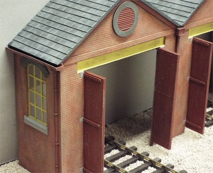Twin Road, Low-Relief Engine Shed Entrance