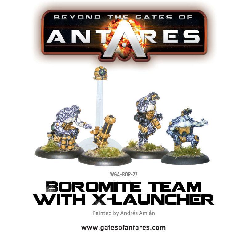 Boromite team with X-Launcher