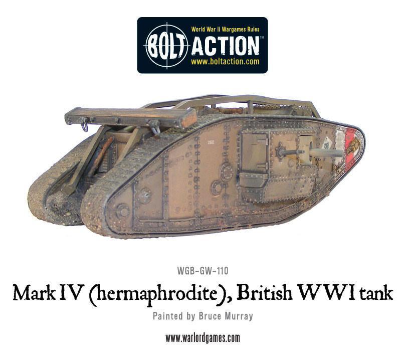 Mark IV (Hermaphrodite) British WWI Tank